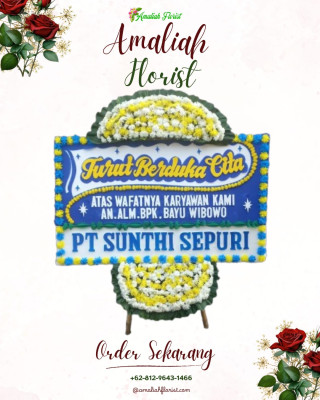 Papan Bunga Duka di Sumedang