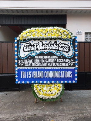 Papan Bunga Duka di Sumedang